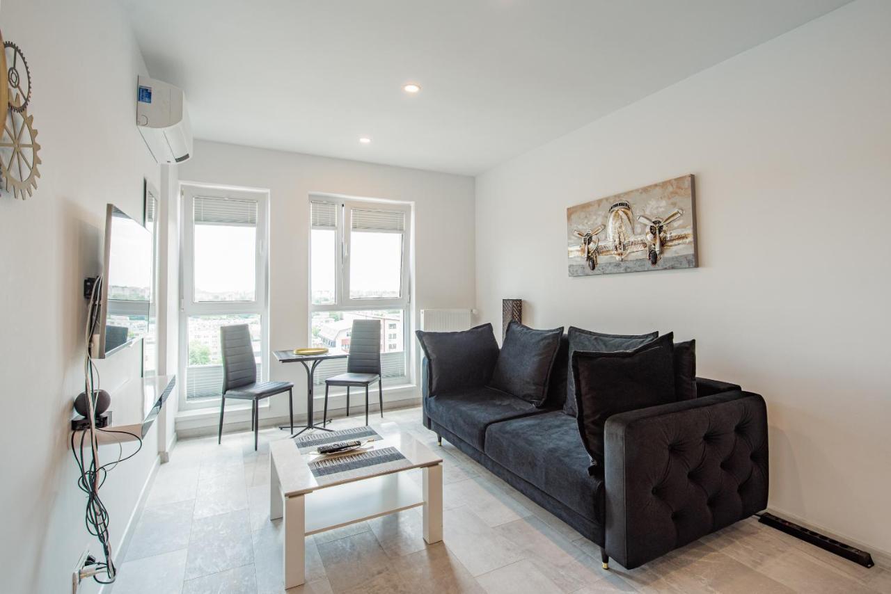 Cozy Penthousestudio Cityview W12 부쿠레슈티 외부 사진