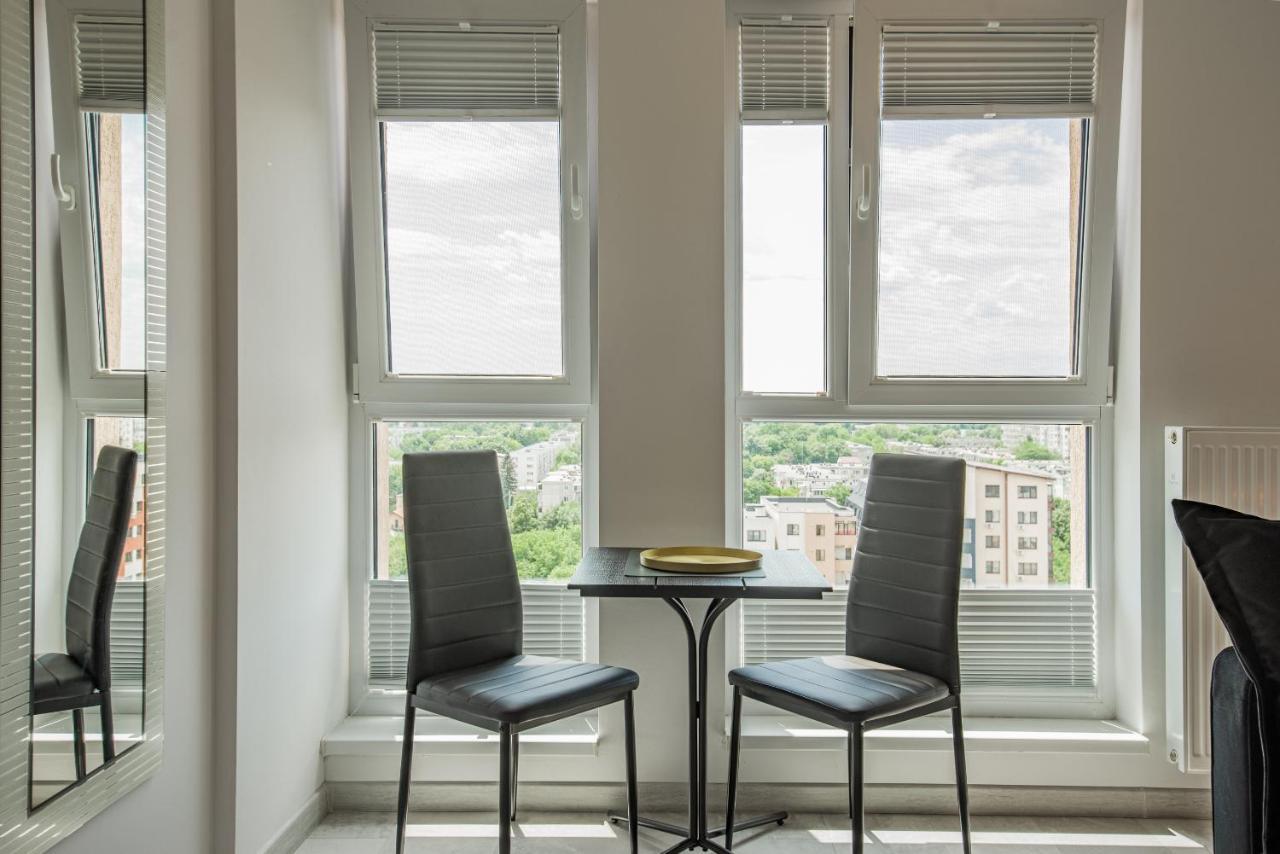 Cozy Penthousestudio Cityview W12 부쿠레슈티 외부 사진