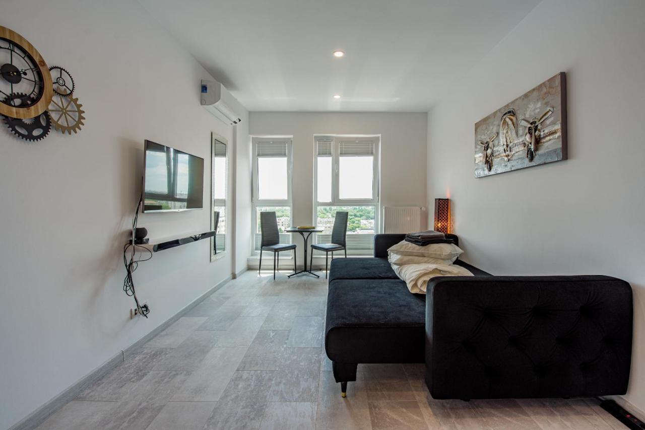 Cozy Penthousestudio Cityview W12 부쿠레슈티 외부 사진
