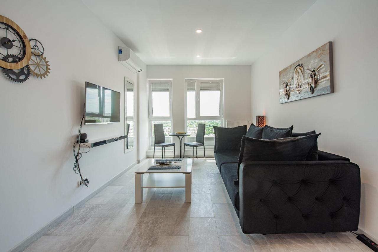 Cozy Penthousestudio Cityview W12 부쿠레슈티 외부 사진